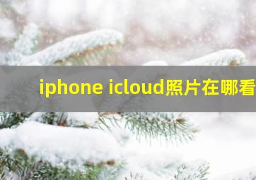 iphone icloud照片在哪看